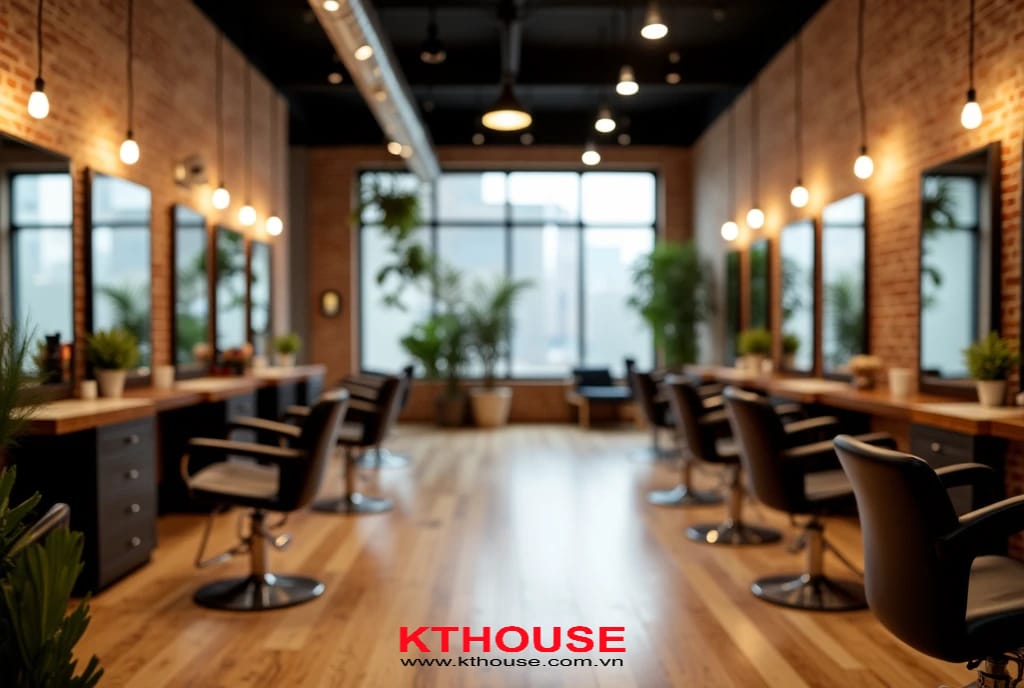 [BST 1001+] Thiết Kế Nội Thất Salon Tóc Tại Đà Nẵng | KT House