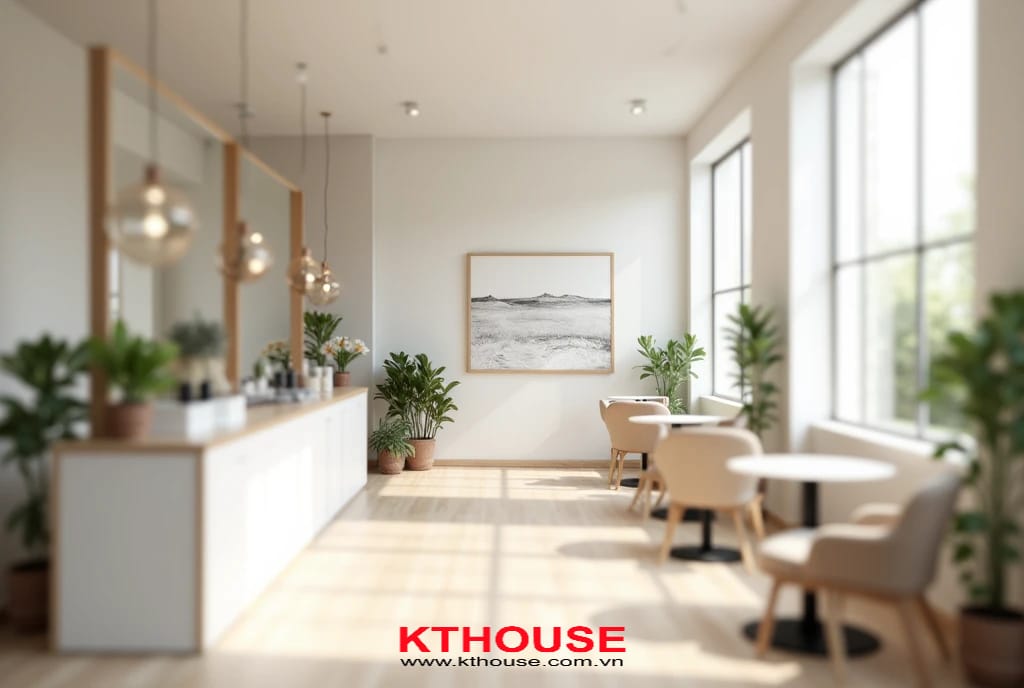 [BST 1001+] Thiết Kế Nội Thất Salon Tóc Tại Đà Nẵng | KT House