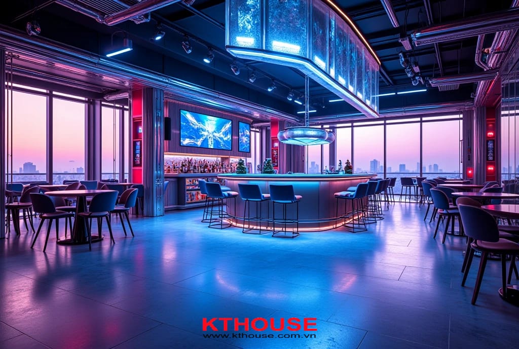 [BST 1001+] Thiết Kế Quán Bar Club Tại Đà Nẵng | KT House