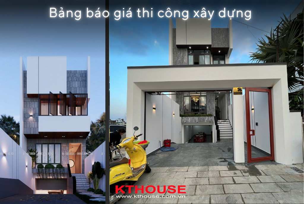 Công trình hoàn thiện - tỉ mỉ từng chi tiết