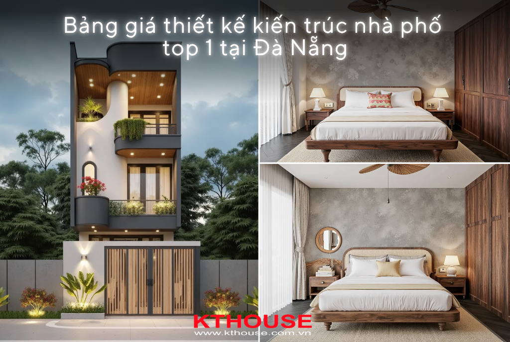 Bảng giá thiết kế kiến trúc nhà phố