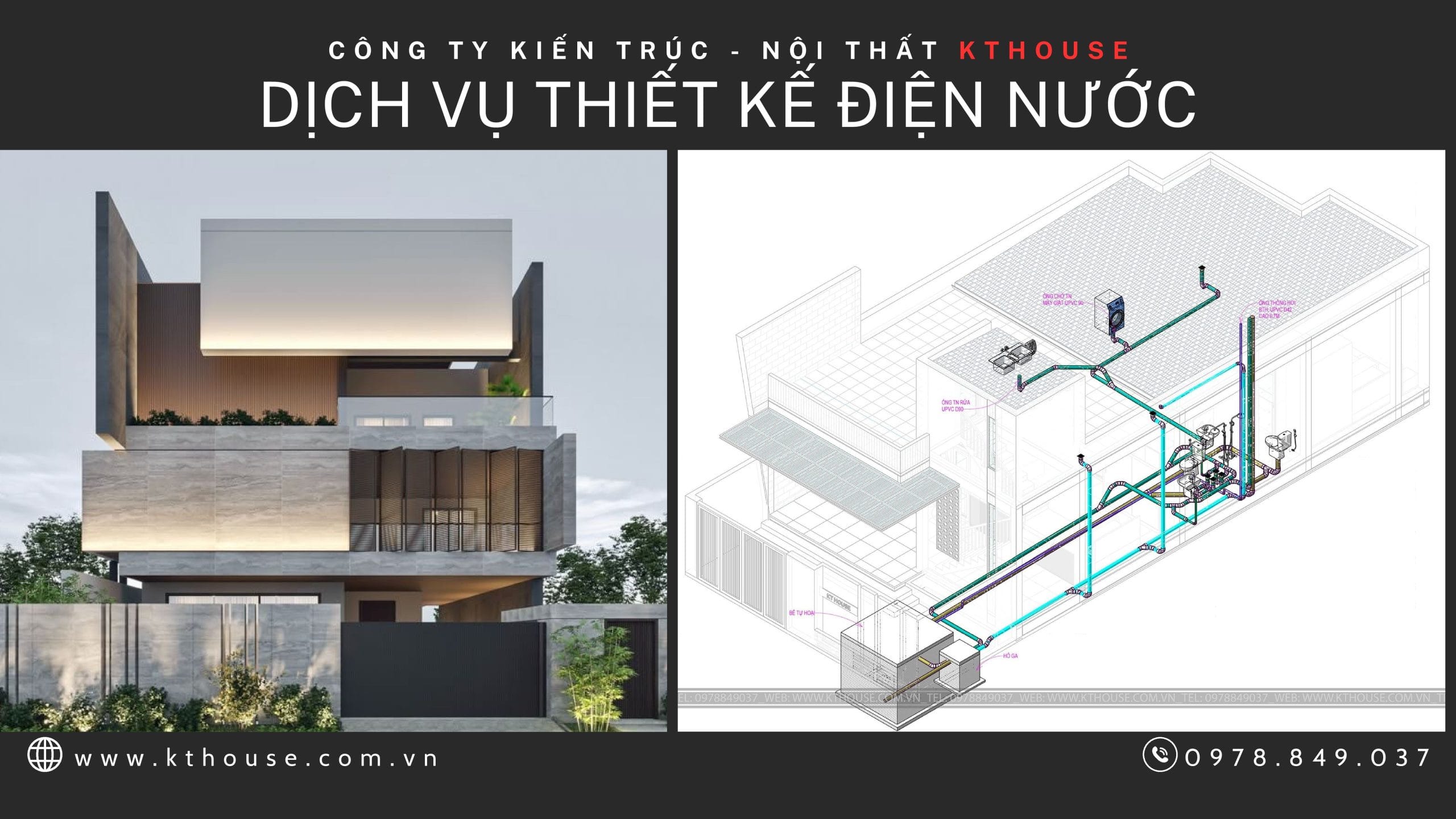 Đơn vị chuyên thiết kế hệ thống điện nước công trình xây dựng tại Đà Nẵng Thiết kế điện nước tại Đà Nẵng